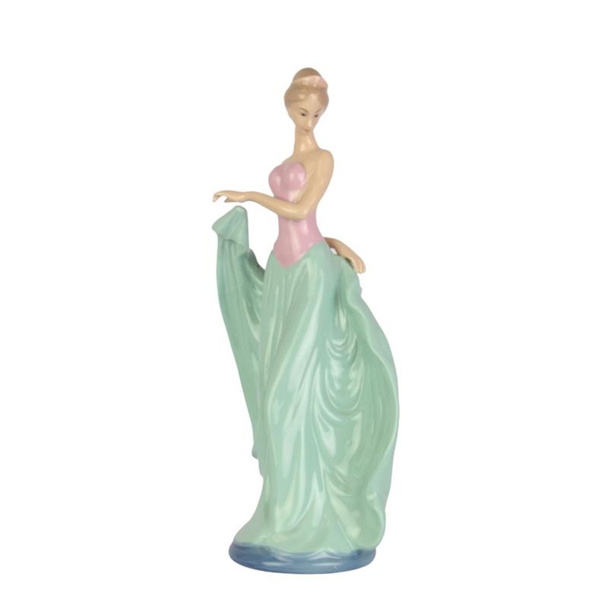 A PORCELAIN FIGURINE OF A DANCER