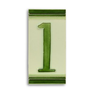 A PORCELAIN TILE NUMBER 1