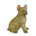 A RESIN FIGURINE OF A FRENCH BULLDOG