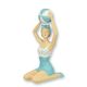A RESIN FIGURINE OF A RETRO BEACH GIRL
