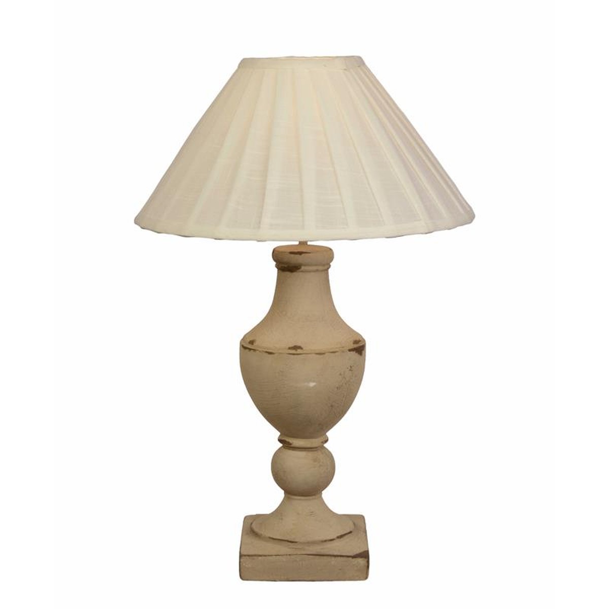 A RESIN ORNAMENTAL TABLE LAMP