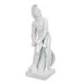 A RESIN STATUE OF A SPARTAN SOLDIER