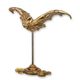 A RESIN STEAMPUNK FIGURINE OF A BAT ON STAND