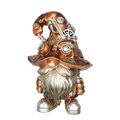 A RESIN STEAMPUNK FIGURINE OF A GNOME