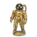 A RESIN STEAMPUNK FIGURINE OF AN ASTRONAUT