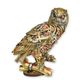 A RESIN STEAMPUNK FIGURINE OF AN OWL