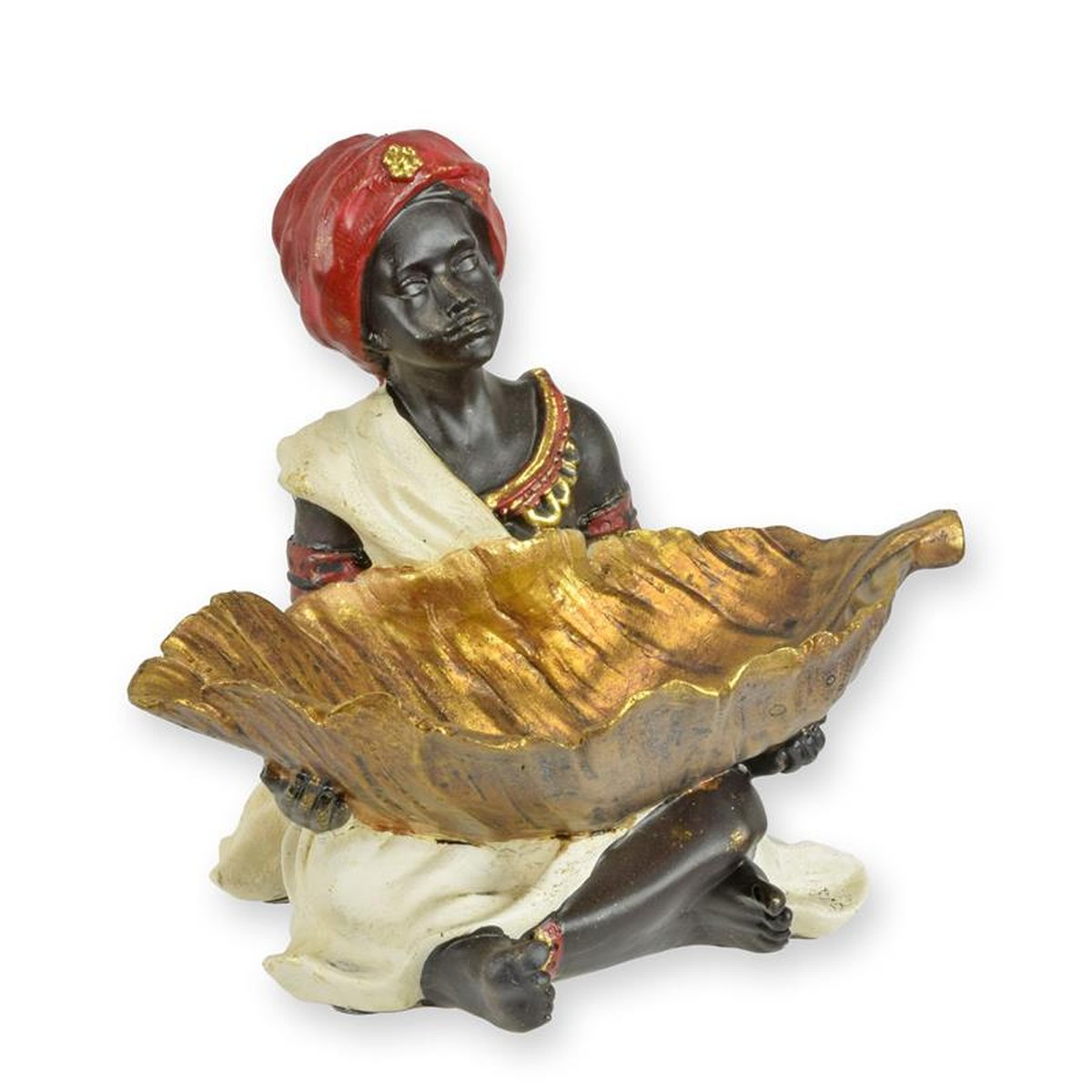 A RESIN VASSAL SOAP HOLDER