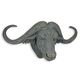 A RESIN WALL MOUNT WATER BUFFALO HEAD