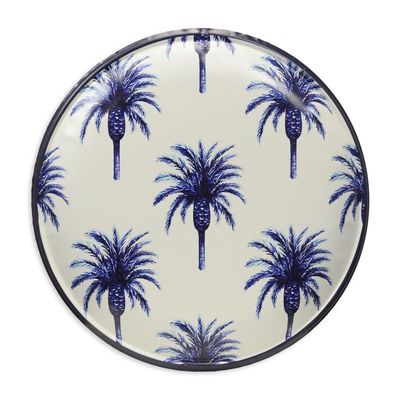 A ROUND TIN PLATE