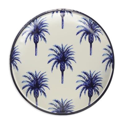 A ROUND TIN PLATE
