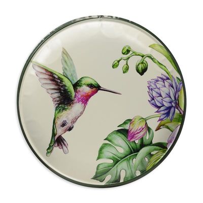 A ROUND TIN PLATE