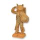A RUSTY CAST IRON FIGURINE OF ASTRO-CAT