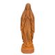 A RUSTY CAST IRON FIGURINE OF MARY