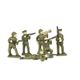 A SET OF 6 CAST IRON MINIATURE SOLDIERS