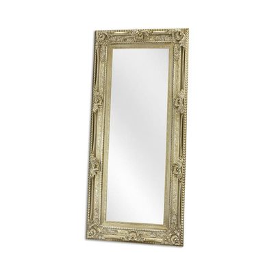 A SILVER MIRROR- GLASS SIZE 60 X 180 CM.