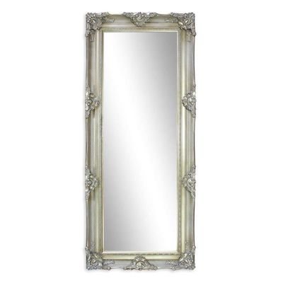 A SILVER MIRROR - GLASS SIZE 60 X 180 CM.