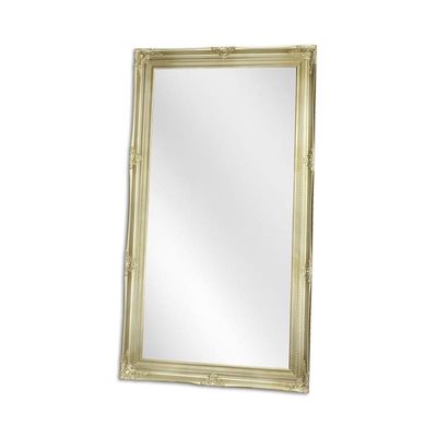 A SILVER MIRROR - GLASS SIZE 90 X 180 CM.