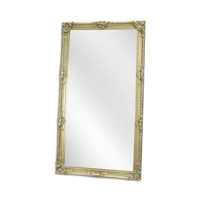 A SILVER MIRROR - GLASS SIZE 90 X 180 CM.