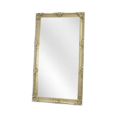A SILVER MIRROR - GLASS SIZE 90 X 180 CM.