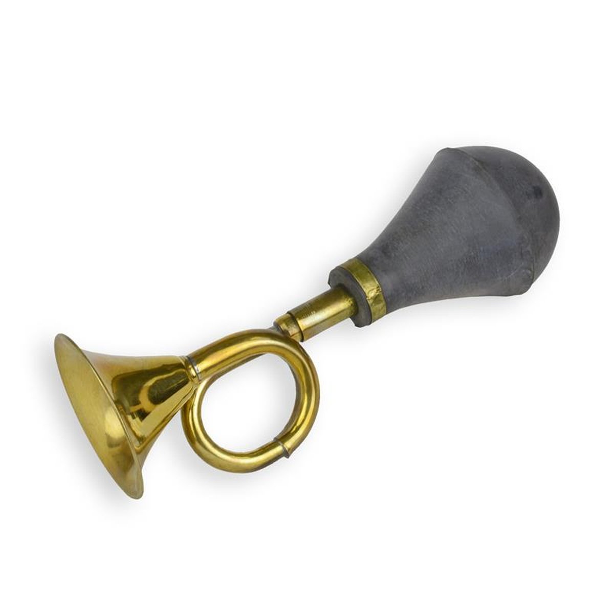 A SMALL BRASS TAXI HORN