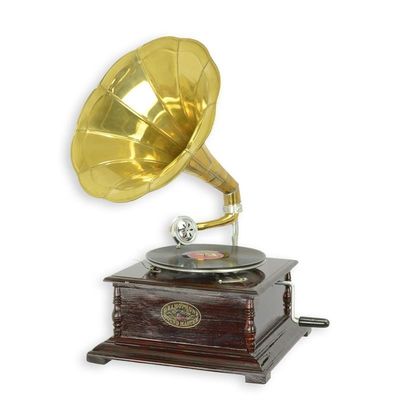 A SQUARE GRAMAPHONE