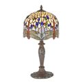 A TIFFANY STYLE TABLE LAMP