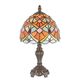 A TIFFANY STYLE TABLE LAMP