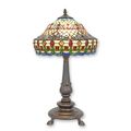 A TIFFANY STYLE TABLE LAMP