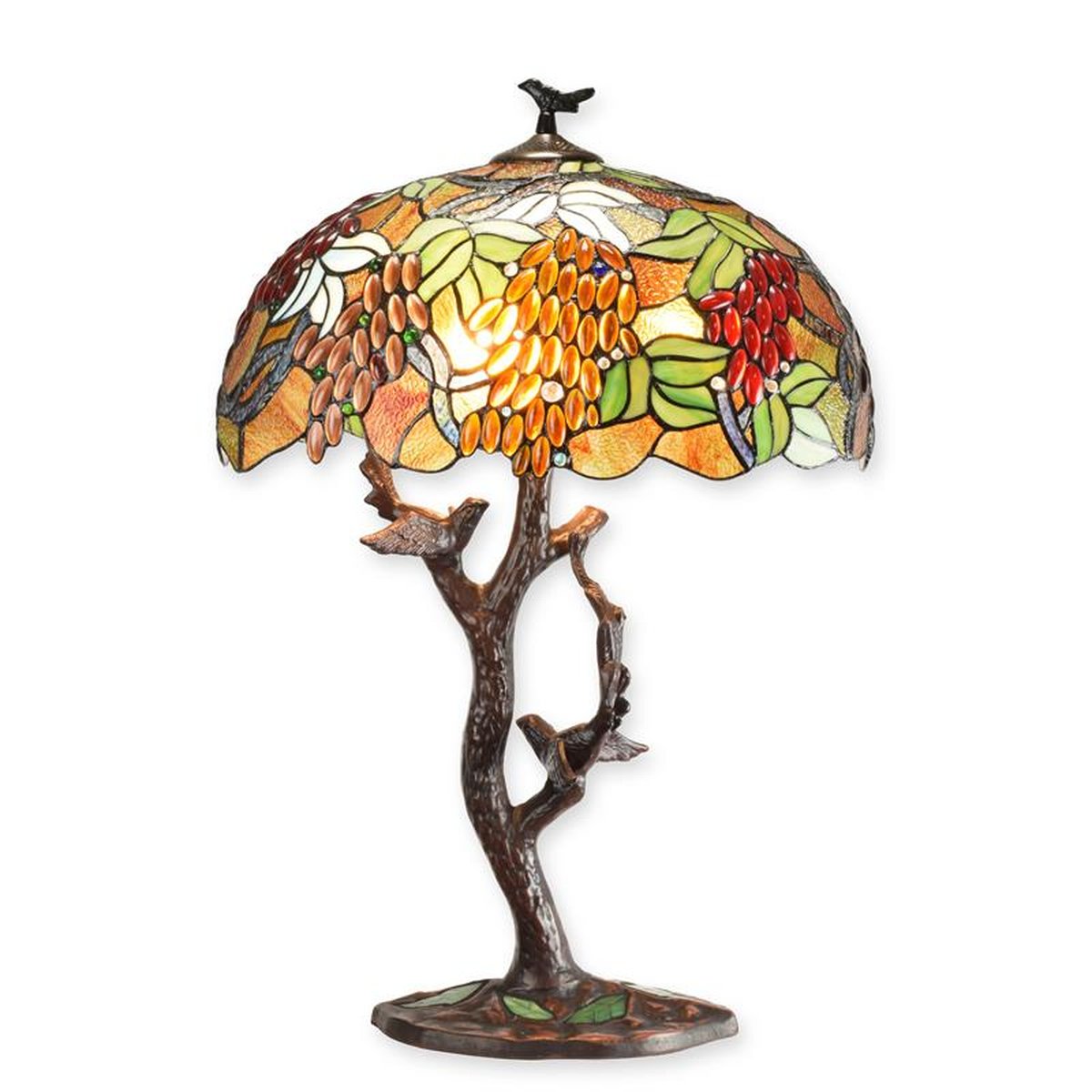 A TIFFANY STYLE TABLE LAMP