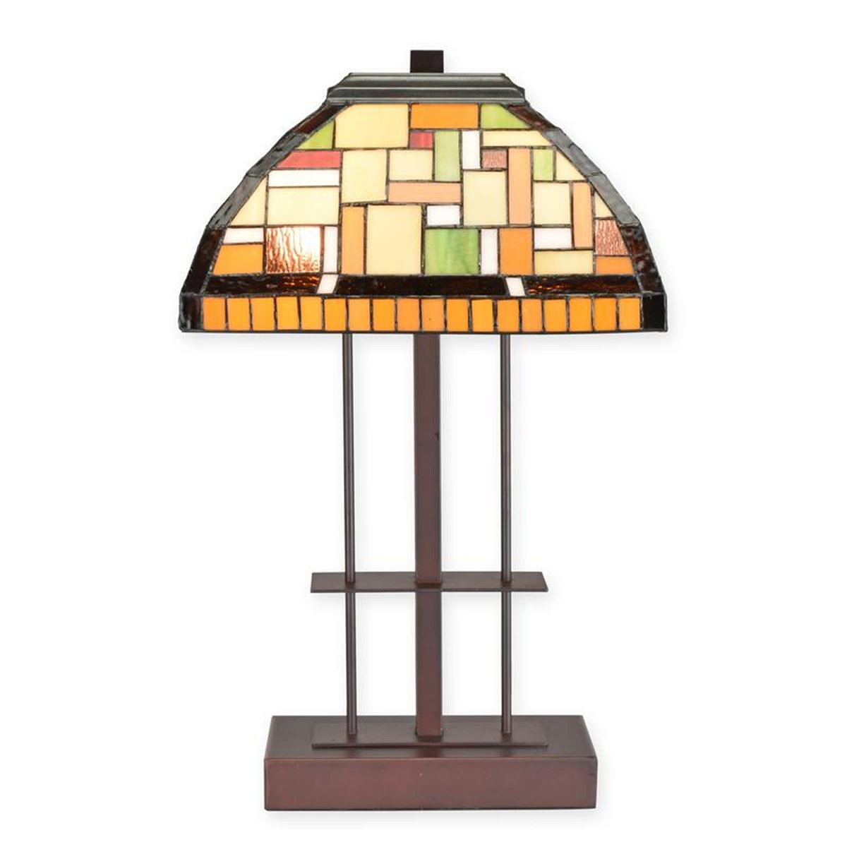 A TIFFANY STYLE TABLE LAMP