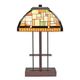 A TIFFANY STYLE TABLE LAMP