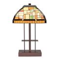 A TIFFANY STYLE TABLE LAMP
