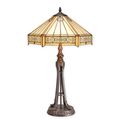 A TIFFANY STYLE TABLE LAMP