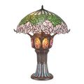 A TIFFANY STYLE TABLE LAMP