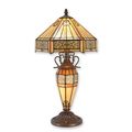 A TIFFANY STYLE TABLE LAMP