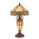 A TIFFANY STYLE TABLE LAMP