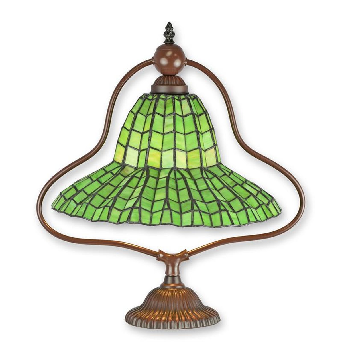 A TIFFANY STYLE TABLE LAMP