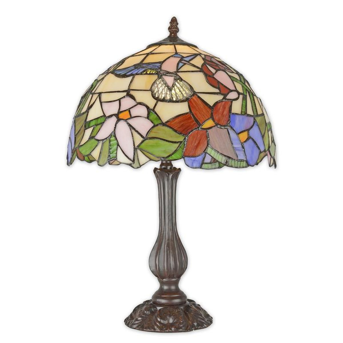 A TIFFANY STYLE TABLE LAMP