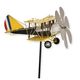A TIN AIRPLANE WIND SPINNER