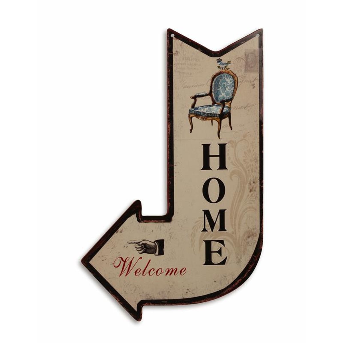 A TIN DIRECTION SIGN