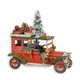 A TIN MODEL OF A CHRISTMAS STYLE OLDTIMER