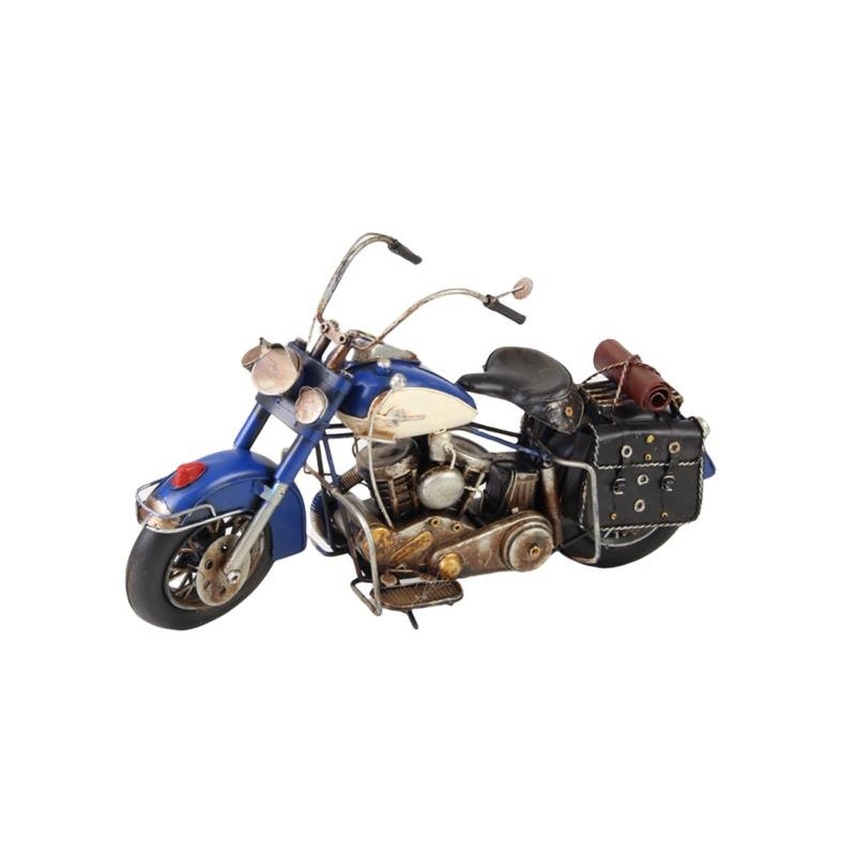 A TIN MODEL OF A MOTORCYCLE