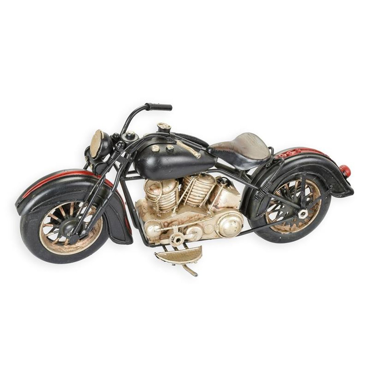 A TIN MODEL OF A MOTORCYCLE