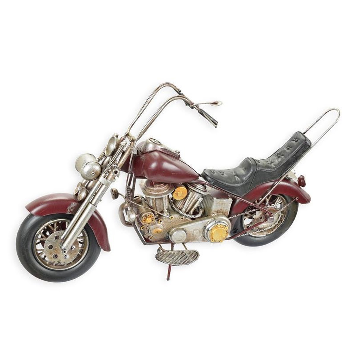 A TIN MODEL OF A MOTORCYCLE