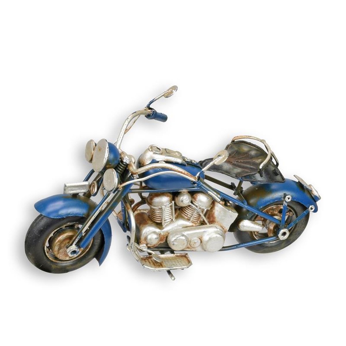 A TIN MODEL OF A MOTORCYCLE