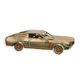 A TIN MODEL OF A MUSCLE CAR