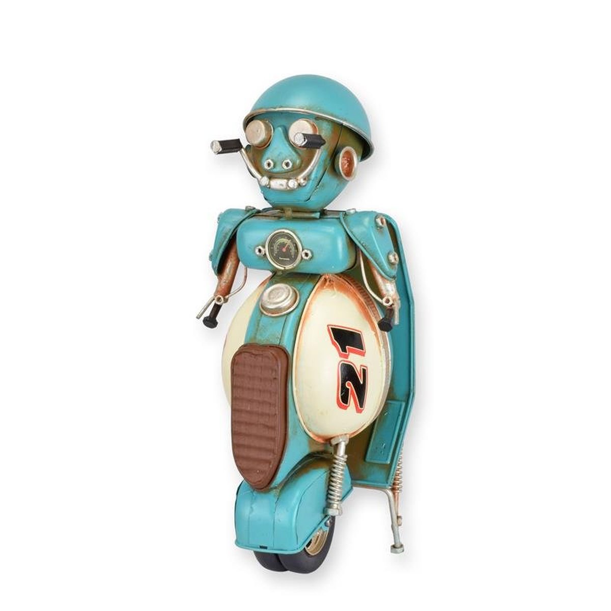 A Tin Model of a Robot