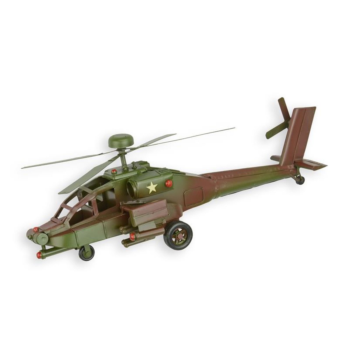 A TIN MODEL OF AN APACHE HELICOPTER
