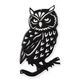 A TIN OUTLINE WALL DECOR - OWL