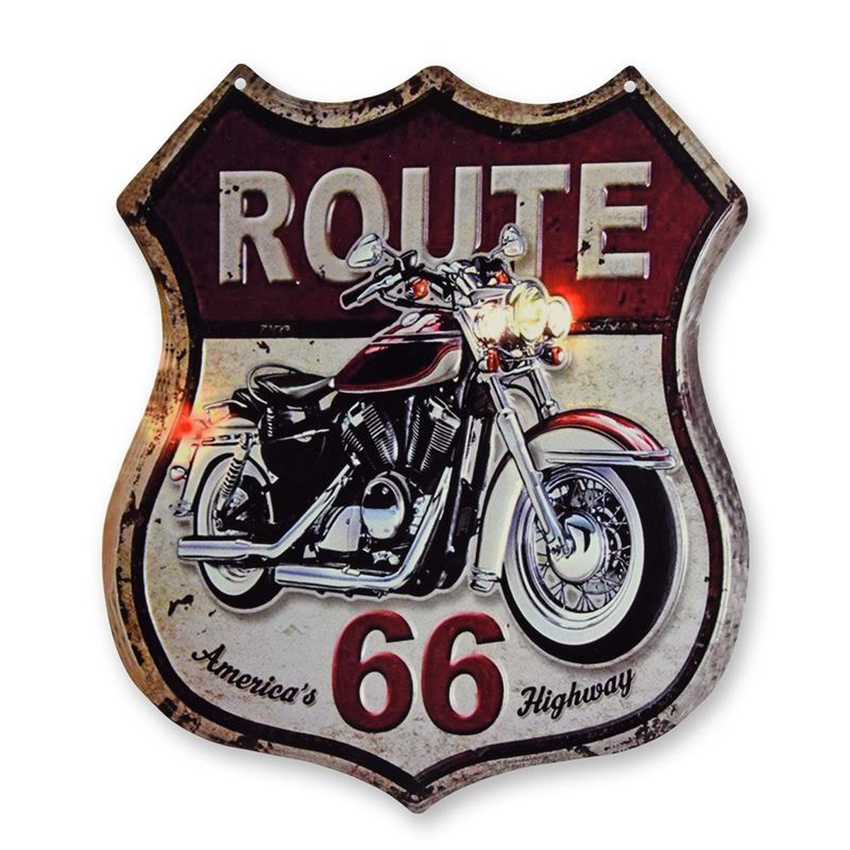 A TIN PLATE - ROUTE 66